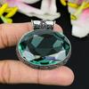 Aqua Apatite Gemstone Handmade 925 Steling Silver Jewelry Pendant 1.46" KG-321