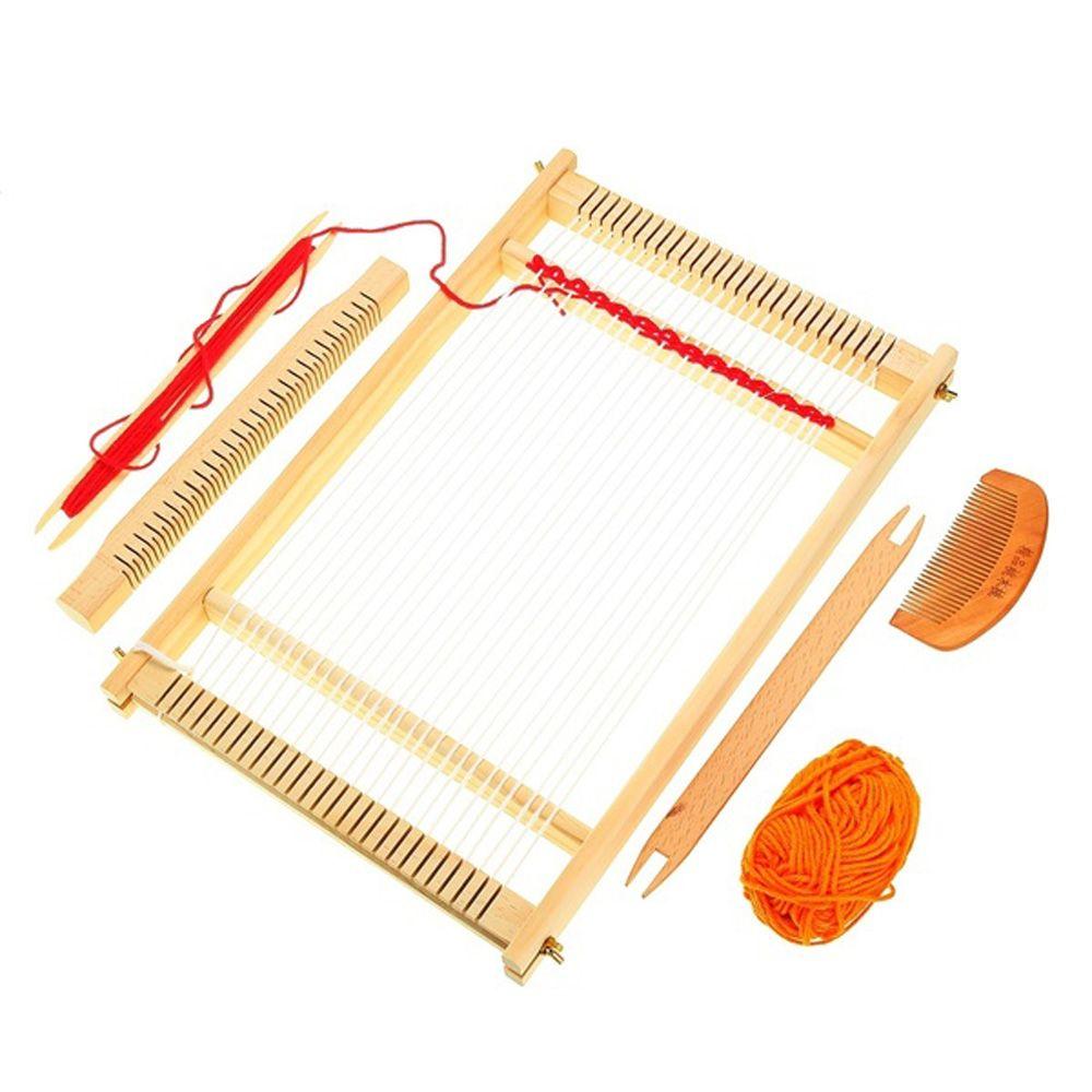 Traditional Easy Operate Comb DIY Craft For Children  Girl Handcraft Weaving Loom Knitted  Knitting Machine