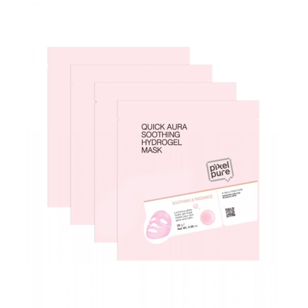 Pixelpure Pixelpure Quick Aura Soothing Hydrogel Mask  4 Sheets NONE