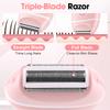 Xiaomi 3-in-1 Electric Lady Shaver, Rechargeable Body Hair Trimmer with Washable Head, Portable Women's Razor for Legs Armpit Bikini