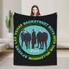 Backstreet Boys BSB Millenniums Fleece Blankets Band Music Funny Throw Blankets for Bed Sofa Couch 200x150cm Super Soft