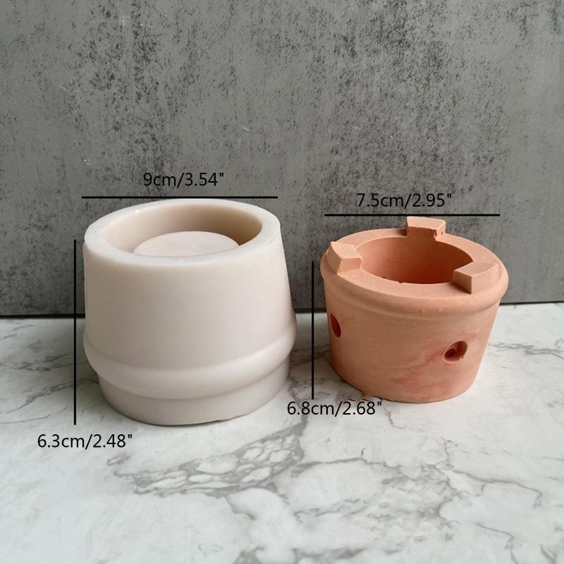 Diy Handmade Products Heating Warm Wine Device Silicone Mold Scented Gypsum Ornaments Drop Glue Mold for Decoration