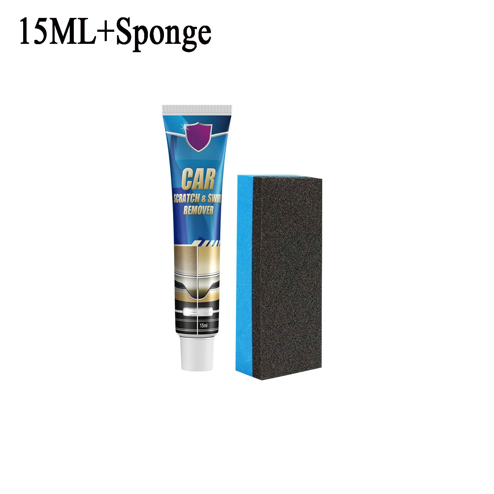 

Инструмент для ухода за лакокрасочным покрытием автомобиля. Устранитель царапин с губчатой тканью. Воск для полировки и ремонта царапин. Краска для автомобиля. Автотовары.