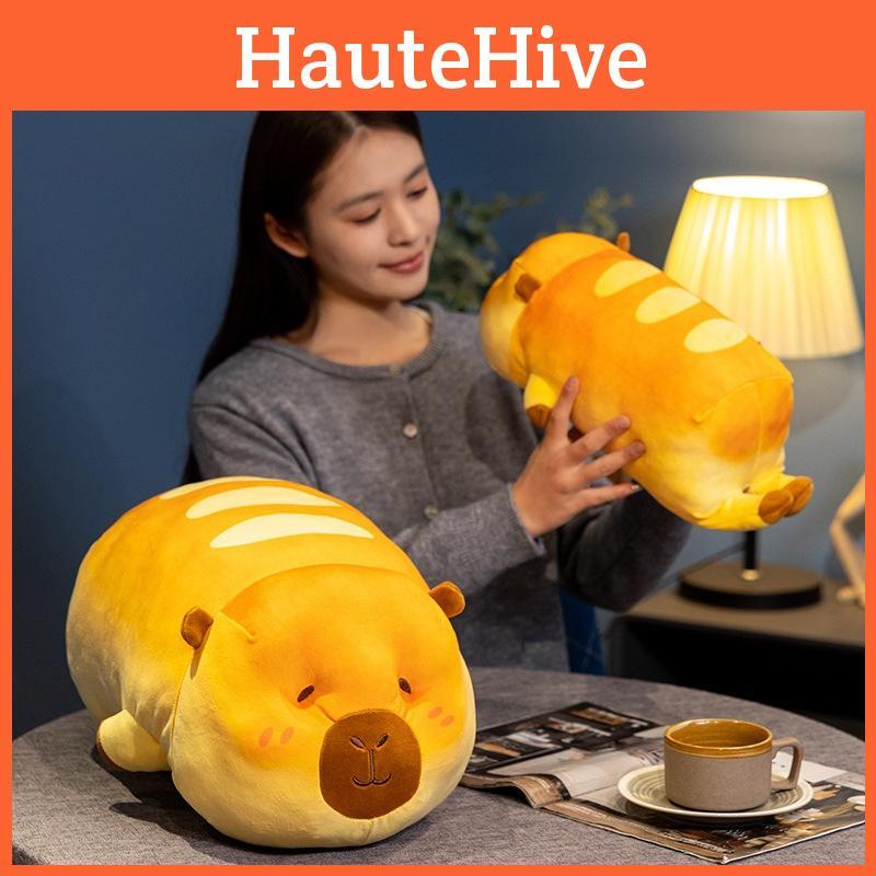 Classic Bread Capybara Plush Toy Charming Soft Pillow For Kids And Adults Alike
