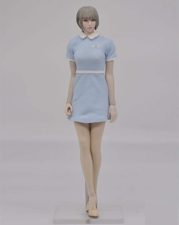 

[TOYBARJAPAN] 16 Scale Figure Accessory Fits TBLeague Body - SmallBabyToys SBT001 Cake Shop Waitress Uniform and High Heel Set (Body and Head Not