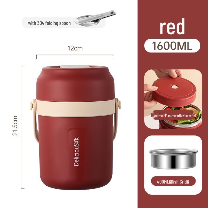 ZISIZ Stainless Steel Insulated Lunch Box