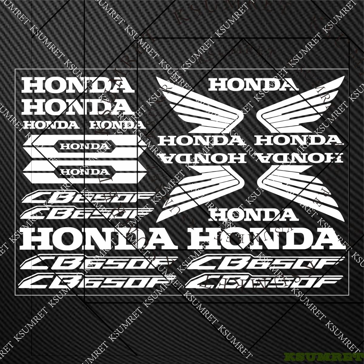 For Honda CB650F Stickers Motorcycle Sticker Cb650f Moto Decal Skateboard Helmet Fuel Tank Tail Box Decals белый