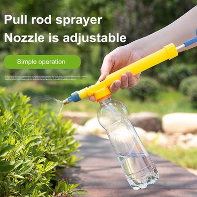 Tuinsproeier Handmatige Druksproeier met Verstelbaar Spuitmondstuk Nevelsproeier Compatibel met Drinkfles voor het Besproeien van Binnen- en Buitenplanten