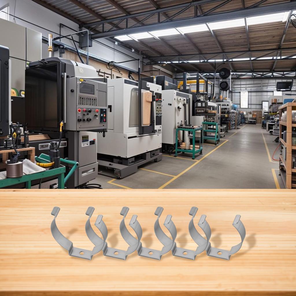 5pcs Tool Spring Terry Clamp Heavy Duty Manganese Steel Pipe Clips Set For Warehouse Multifunctional Hardware Accessories