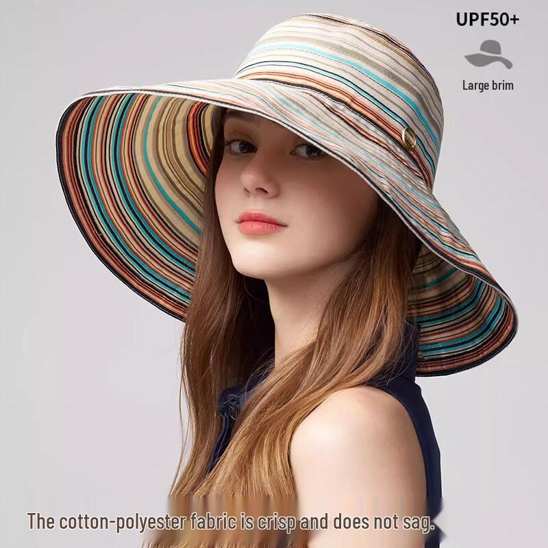 Kamon Women s Extra-Large Brim UV Protection Sun Hat 57cm