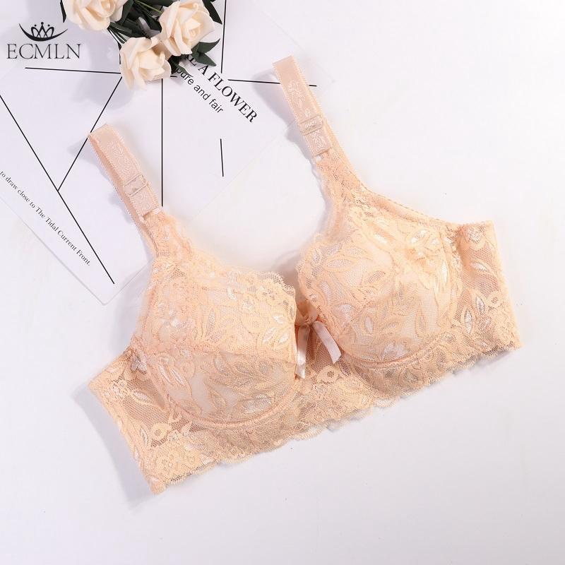 

Женский сексуальный изысканный кружевной бюстгальтер пуш-ап большого размера, тонкие вкладыши, стальное кольцо, бюстгальтер большого размера 36-46 чашка C/D/E, бюстгальтер на косточках 38/85 бежевый