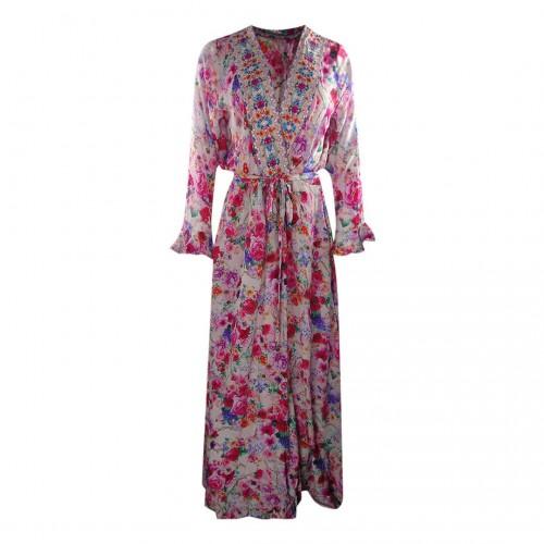 Inoa Womens/Ladies Rosetto Gardenia Silk Robe