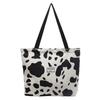 Korean Minimalist Literary Aesthetic Tote Bag Large Capacity Single Shoulder Handbag Fashion Student School Office Commuter Bag for Women