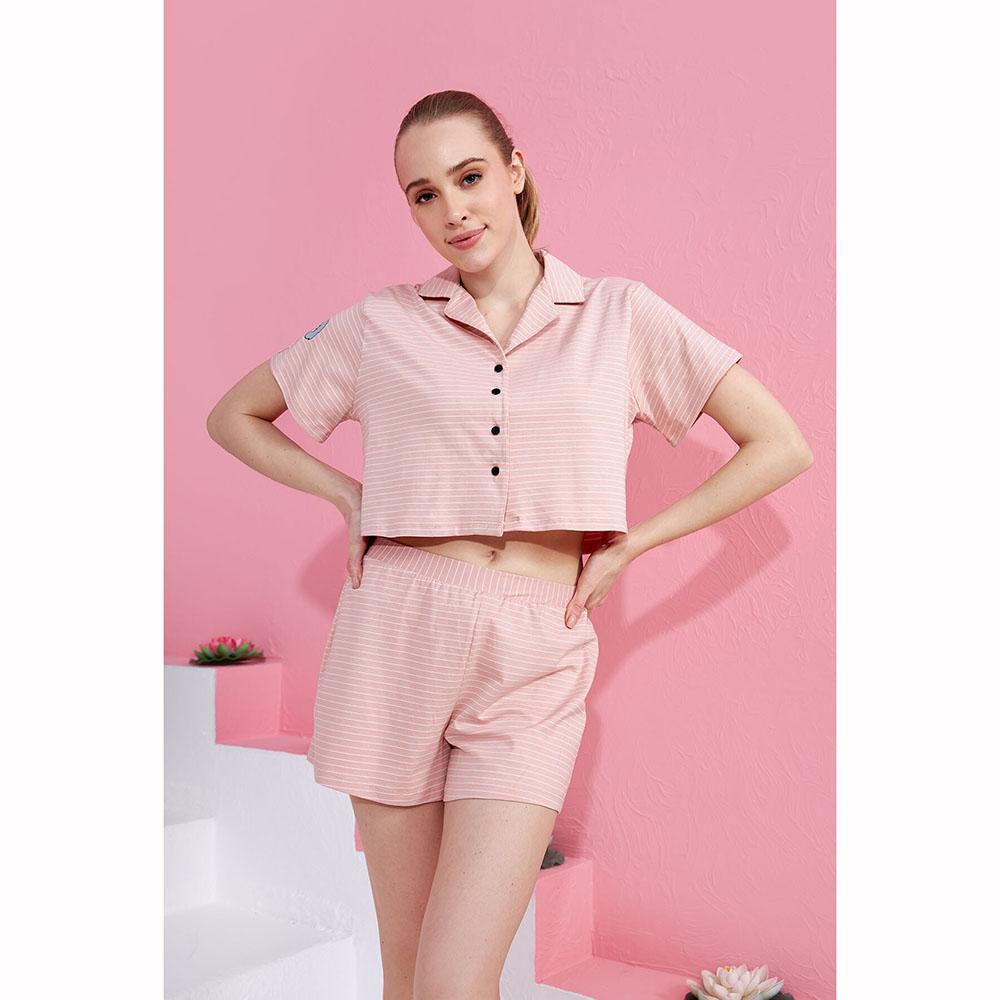 

Розовый комплект шорт с узором коала NBB