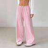New Autumn and Winter Lightweight Sports Pants Open Women's Straight Fitness Casual with Pockets