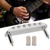 Electric Guitar Bridge 6 String Tailpiece Metal Instrument Accessory for  