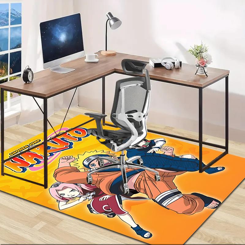1pc NARUTO Design Area Rug - Non-Slip, Soft & Cozy Floor Mat for Living Room, Bedroom, Office - Indoor/Outdoor Decorative Carpet