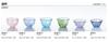 Toyo Sasaki Glass Sake Set of Made in Suitable for Professional WA54 Glasses, 40ml, 120, Japan, Use,