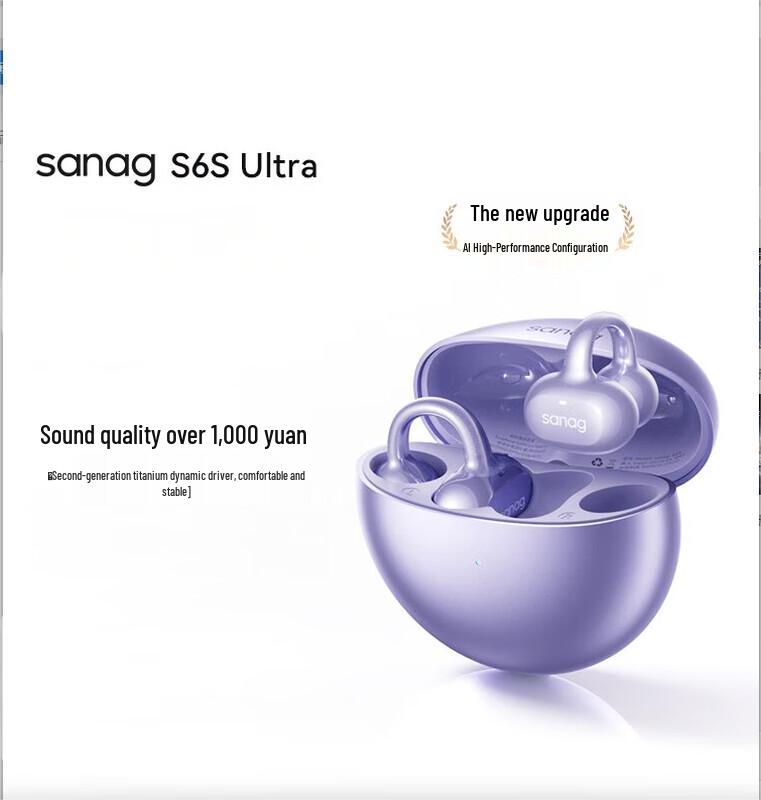 SANAG S6S Ultra Open-Ear Sport Bluetooth Headphones
