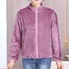 Outdoor Fleece Women's Cardigan Double-sided Fleece Stand-up Collar Jacket Soft Shell Jacket Liner Thickened Warm Plush Jacket