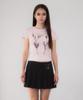 ROSEFRANTZ Floral Sketch Graphic T-Shirt [Pink]
