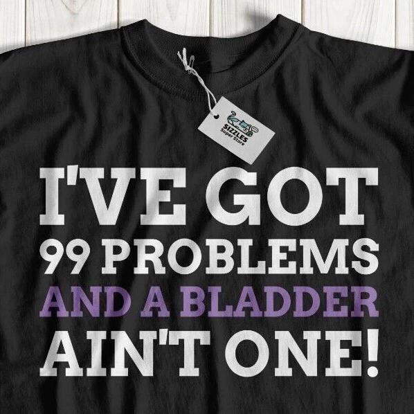 Unisex Funny Bladder Surgery T-Shirt Cystectomy Cancer Removal Operation Gifts S