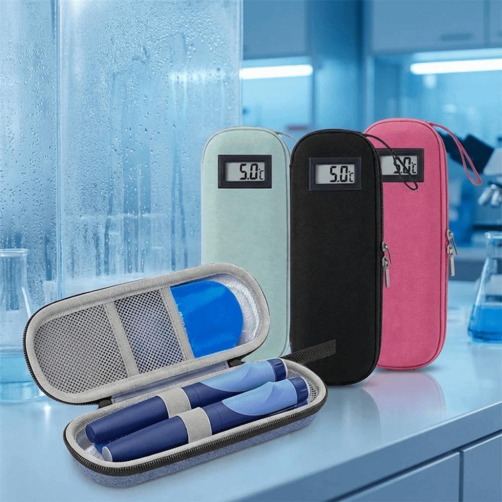 Oxford Cloth Insulin Cooling Bag Waterproof Insulin Vial Storage Case for Home