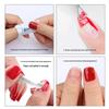 Nail Art Remover Tool: Double-Ended Steel Pusher & Cuticle Remover for Gel Polish