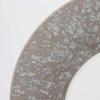 NARUMI Plate Washi 30cm Silver Stylish Elegant Large Plate Flat Plate Rim Made In Japan (Platinum) 51356-5727