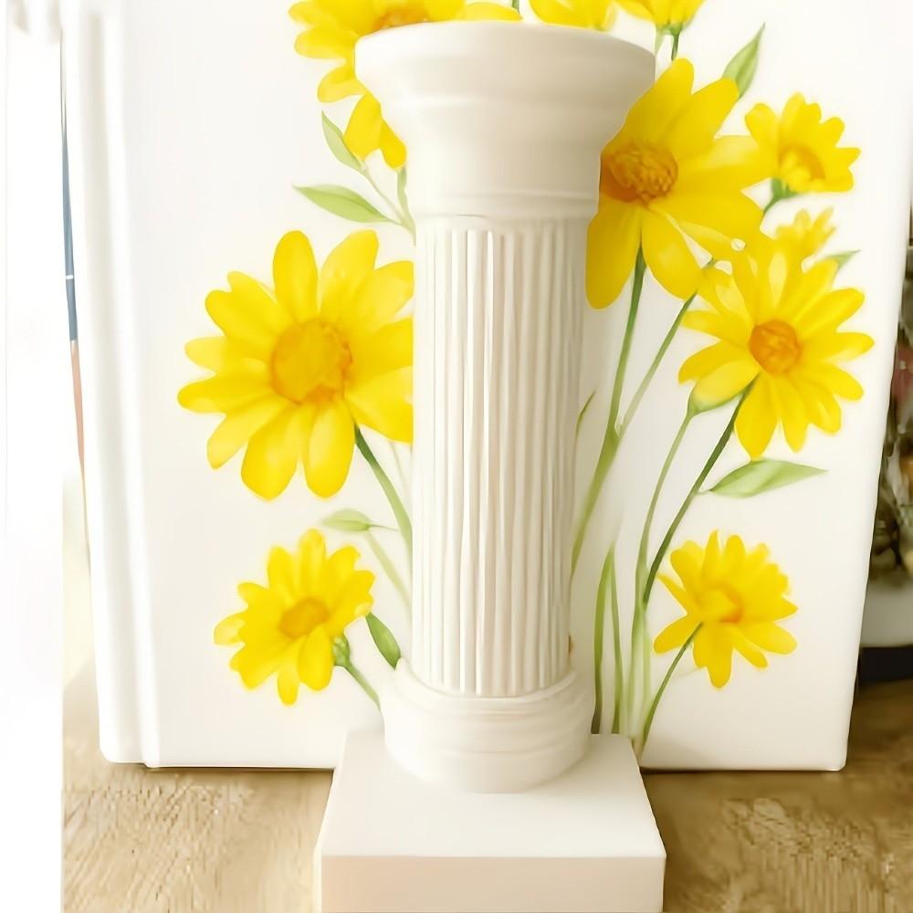 1 Pair Artistic Architecture Style Bookend 3D Printing Book Holder Bookshelf Desktop Organization