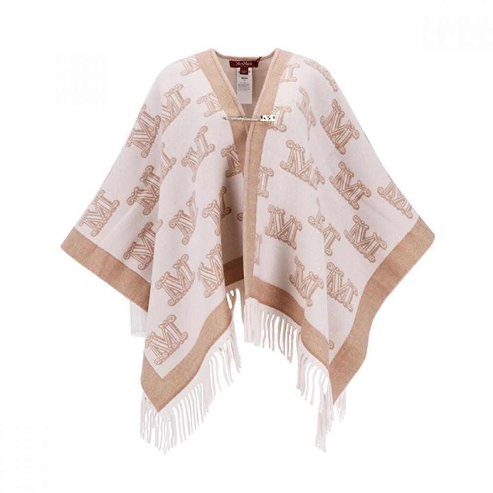 

Max Mara 2426736011600 005 Frine Frine Jacquard M MonograM Fringe Poncho woMen S Cape 2426736011600 005