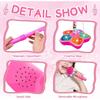 Kids Microphone Toy With Flashing Stage Lights, Children'S Karaoke Electronic, Birthday Gifts For Girls Boys, Happy Childhood