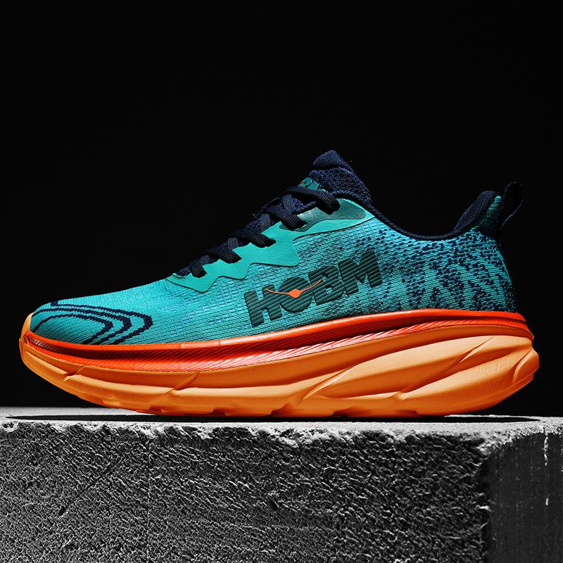 Large size Korean version of fashion men's shoes sports shoes men's new casual and lightweight running shoes trendy couple basketball