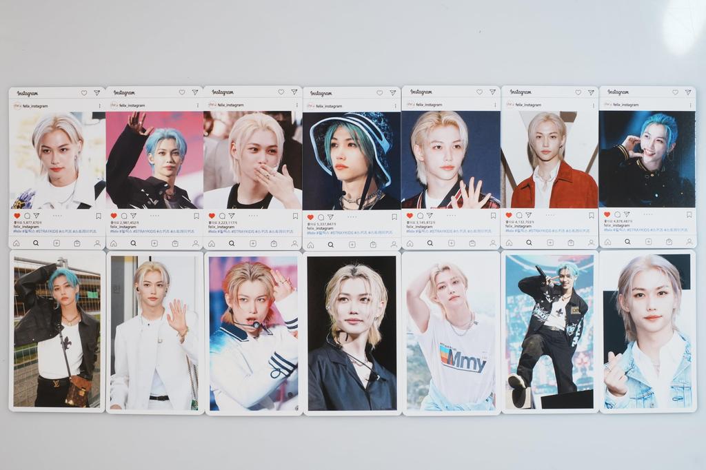 Stray Kids Felix Special Photo Card Set 60 Cards (Instagram Style Cards and Photo Cards)