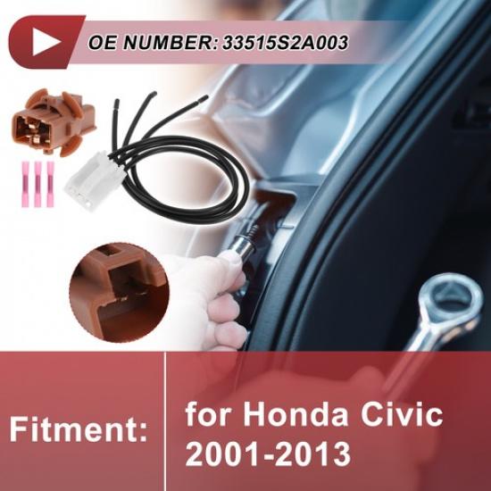 Схема подключения разъема заднего фонаря для Honda Civic 2001-2013, номер детали 33515S2A003.