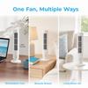 Slim Mini Desk Fan Plastic Wingless Fan Simple Control Bladeless Tower Fan,  Dorm Room
