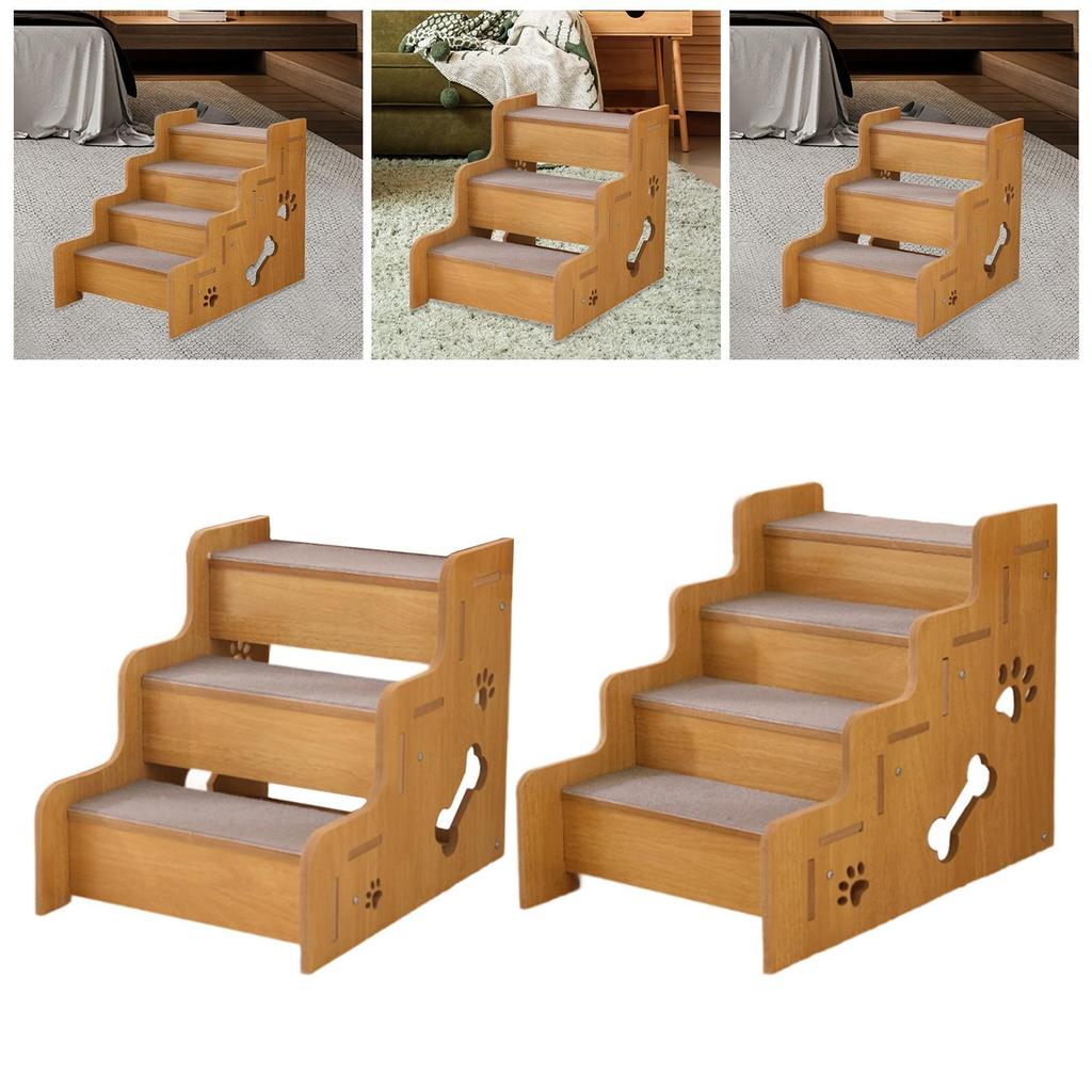 Pet Stair for Small Medium Older Cat Dog Portable Dog Stair for Cars Couch