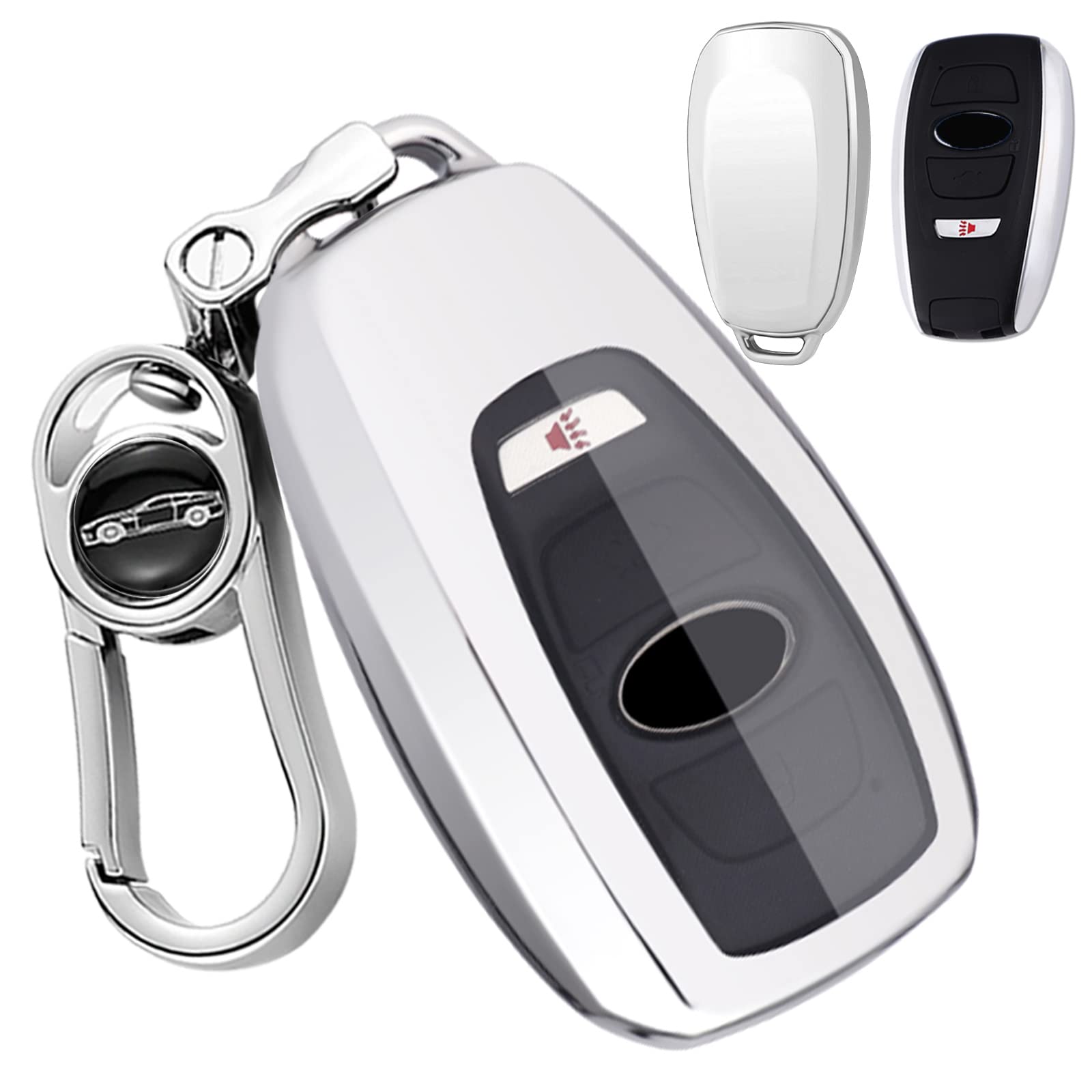 Умный чехол для ключей MDee, Subaru SUBARU Sumapita-kun Forester Legacy B4 Revogue Impreza Outback WRX серебряный