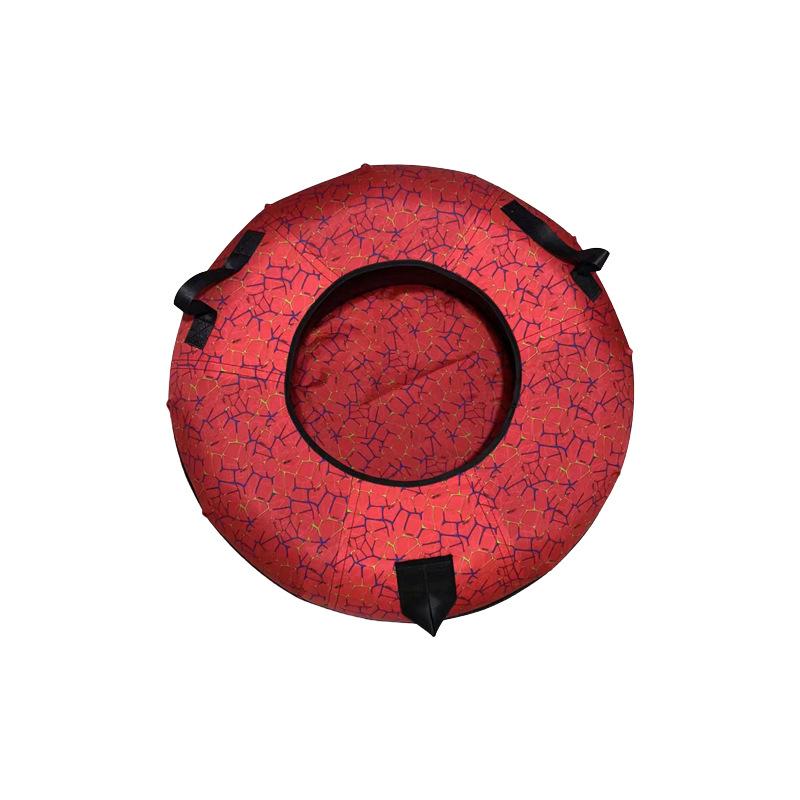 Durable PVC Snow Tube: Inflatable Wear-Resistant Toy for Snow, Drifting, and Grass Sliding