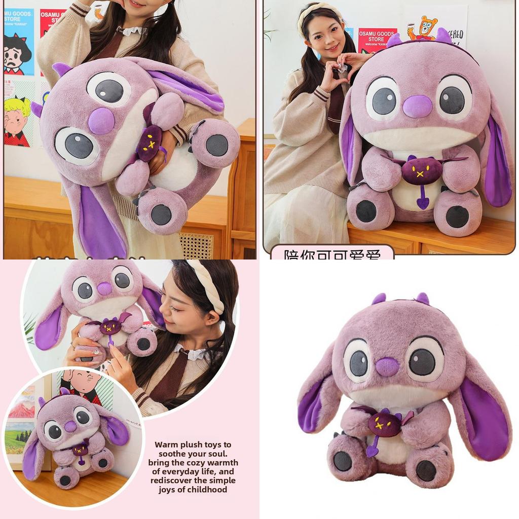 Plush Stitch Character Pillow Large Soft Toy Gift For Kids And Teens
