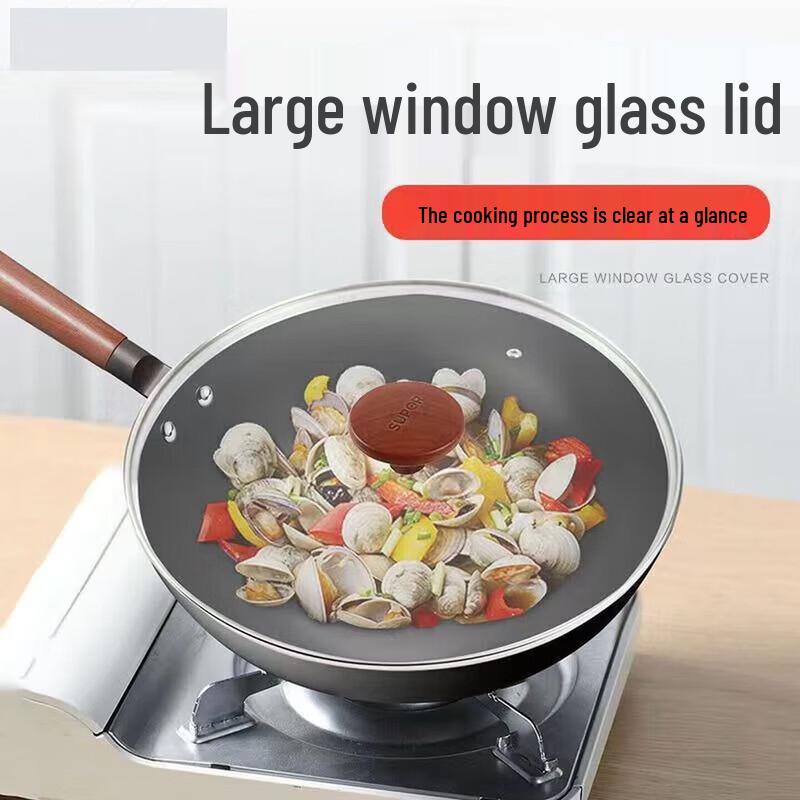 SUPOR Lightweight Fine Iron Stir-fry Wok