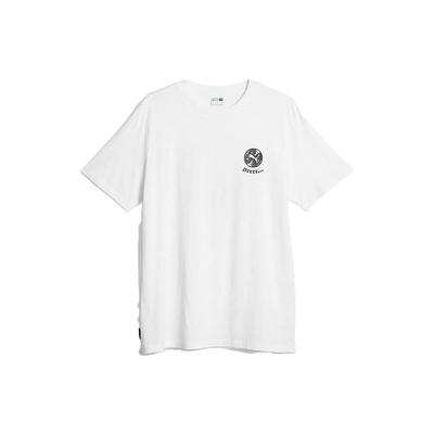 Atmungsaktives Sport-Freizeit-T-Shirt mit Rundhalsausschnitt, kurzärmelig, für Herren, Oberteile, Weiß 624717-02