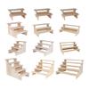 Collectibles Display Stand Wooden Riser Shelf for Candy Buffets Dessert