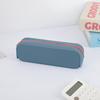 Silicone Pencil Case, Large Capacity Rectangle Pen Holder, Washable Cute Stationery Organizer for Office School