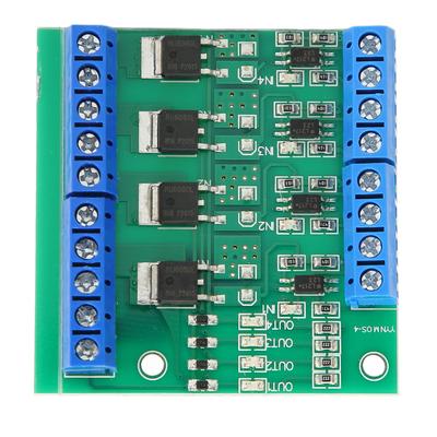 MOS-Treiber-Modul 4-Wege-Feldeffekt-SPS-Verstärkerplatine 320V PWM-Eingang 3,7V27V Ausgang