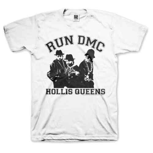 Run DMC Hollis Queen Pose T-Shirt White New Unisex T-Shirt S
