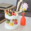 2-tier Automatic Rotating Cake Stand Sushi Dessert Cupcake Macaron Display Tray Wedding Birthday Party Supplies Cakes Turnables