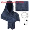 Cotton Linen Shawl With Geometric Pattern And Fringe For Casual Summer Wear