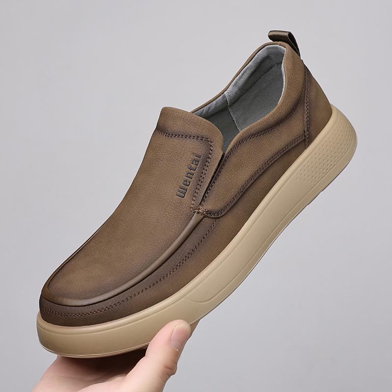 Herren 2025 Herbst Freizeit Skate Schuhe, Bequeme & Atmungsaktive Slipper Loafer