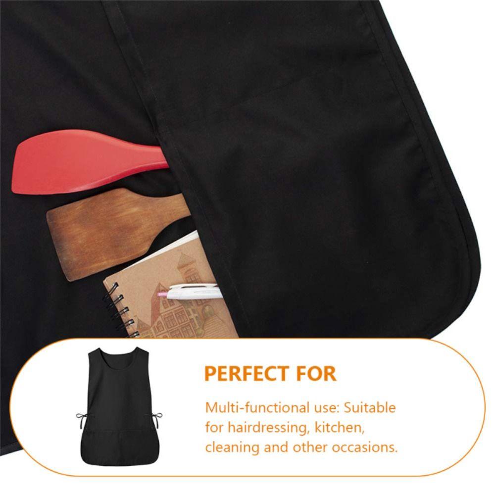 Sleeveless Waistcoat Apron Cleaning Tool Advertising Shirt Uniform Vest Apron  Men